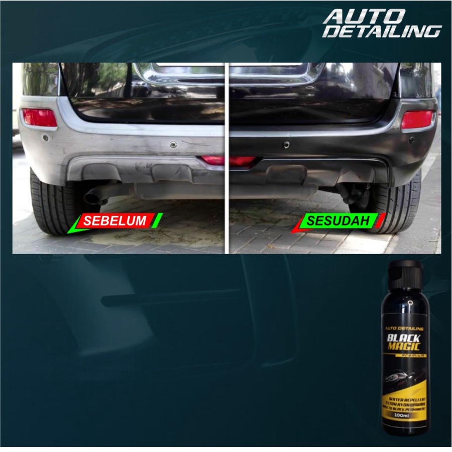 Back to Black - Trim Restorer Penghitam Plastik Body Motor dan Mobil - Kemasan 100ML