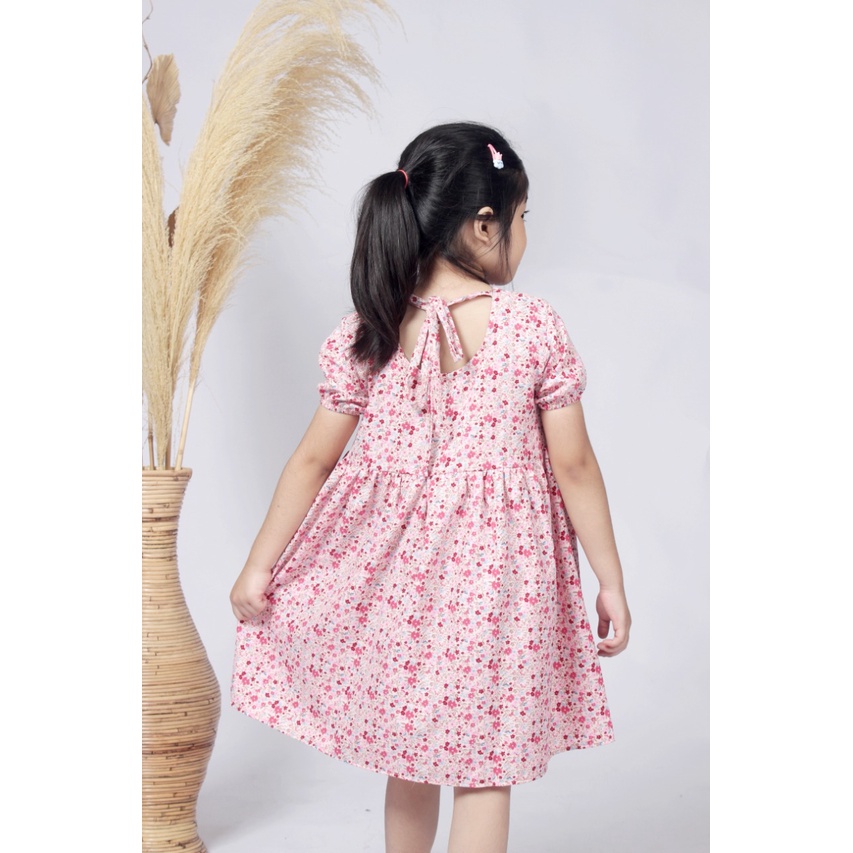 Zahra Dress Anak Perempuan Kabuka Bahan Toyobo | Pakaian Anak Lucu Umur 1-6 Tahun