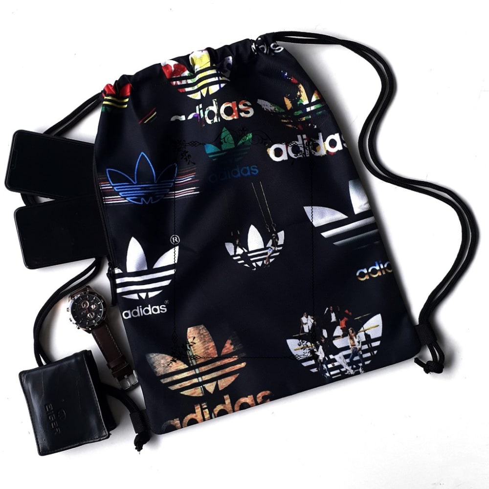 Terlaris Tas Serut Futsal Bola Gymsack Stringbag String Bag Tas Olahraga Adidas Geng Logo Elegan