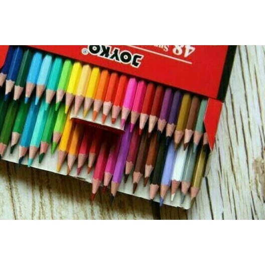 

♥ PENSIL WARNA JOYKO 48 WARNA PANJANG COLOR PENCIL ❄