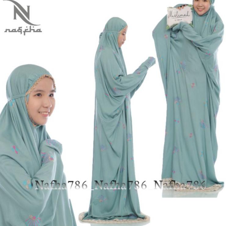 Keluaran Terbaru - Mukena Terusan Anak Tanggung Bordir Daily Phoenix / Mukena Terusan Remaja