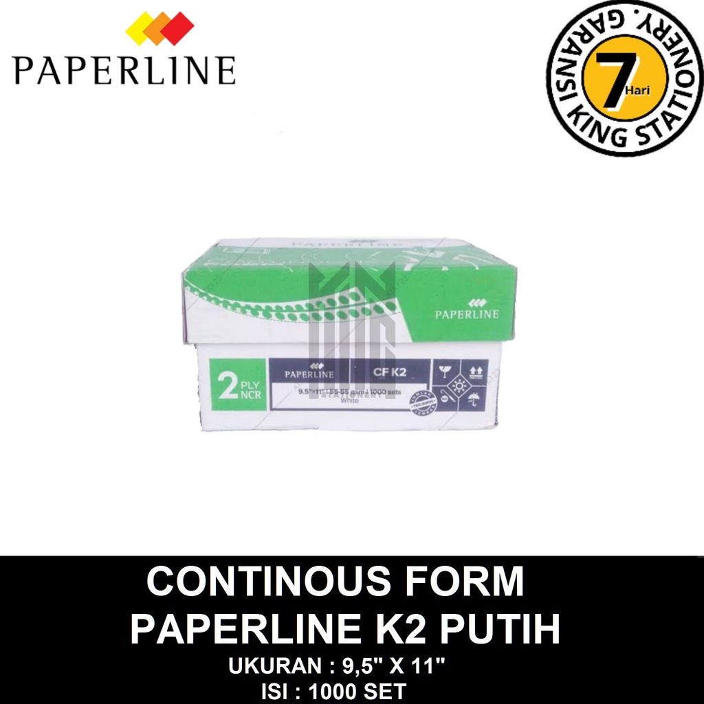 

CONTINOUS FORM PAPERLINE K2 PUTIH