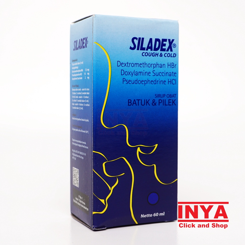 SILADEX COUGH &amp; COLD SIRUP OBAT BATUK DAN PILEK 60ml - Obat Batuk