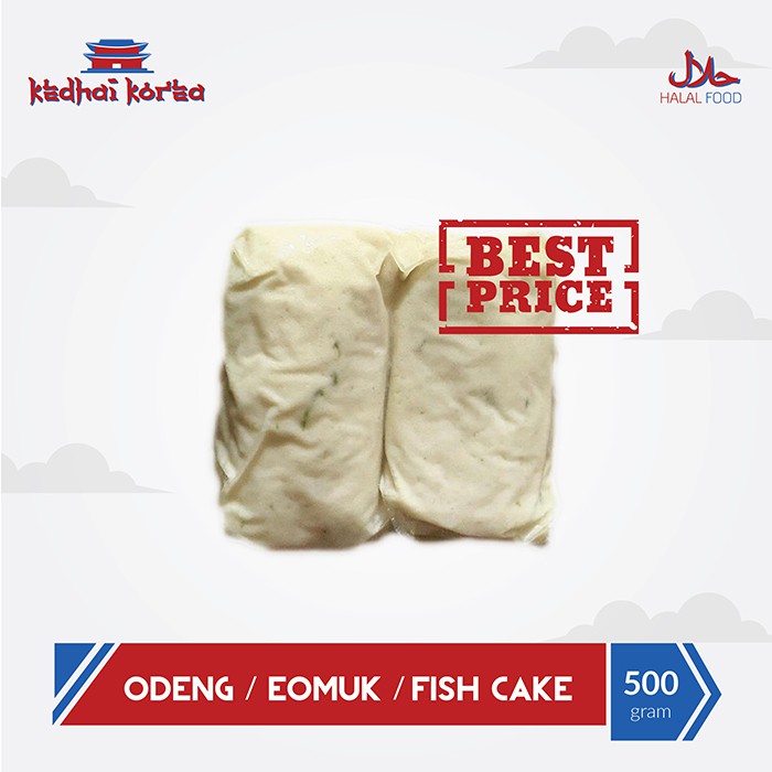 Odeng Eomuk Fishcake Otak Otak Ikan Fish Cake Instan Halal 500gr 1/2kg Kedhai Korea