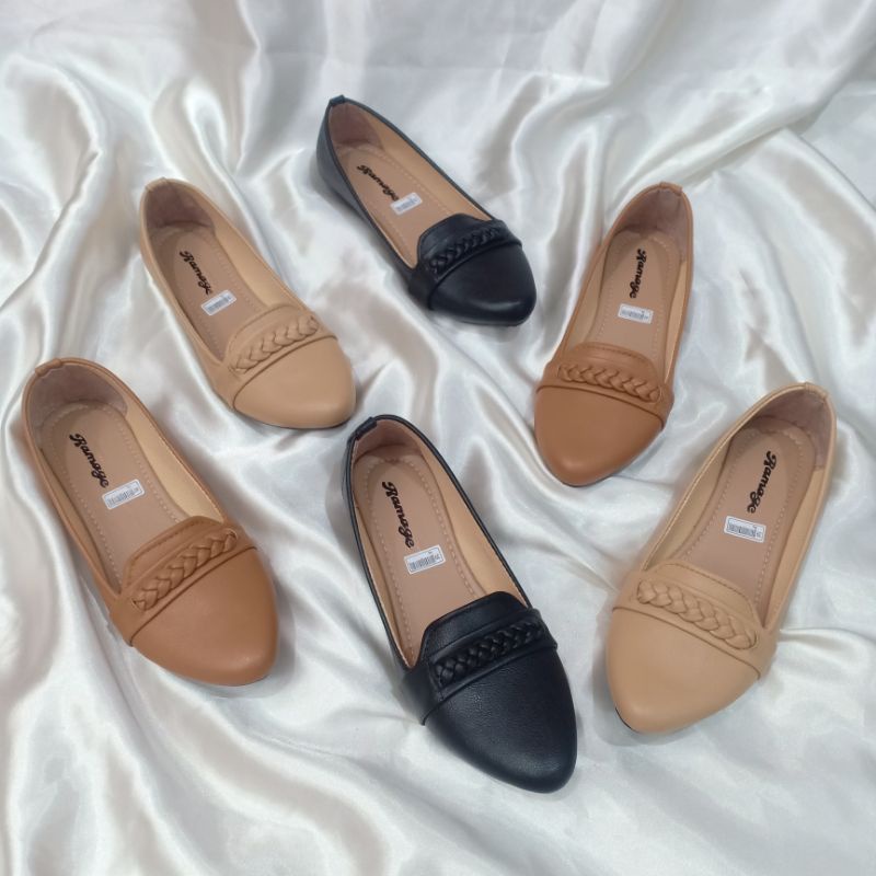 MURAH LEBAY  !!! Sepatu Flat Shoes Sol Karet Lentur hs-18