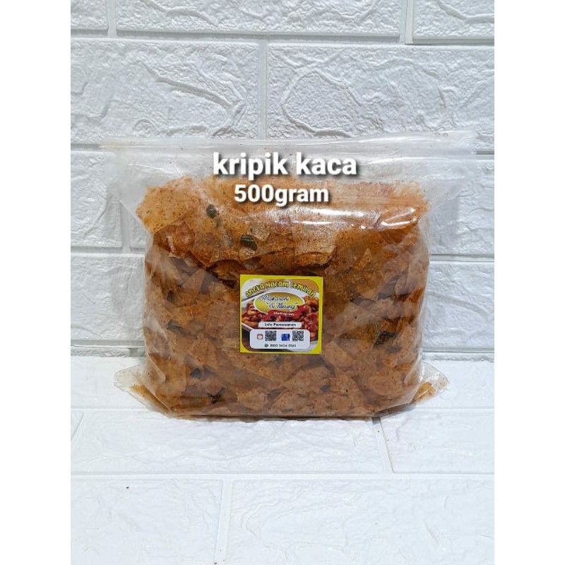 Kripik kaca 500 gram