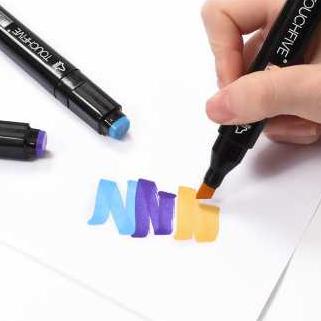 

SERBA MURAH Spidol Warna / Sepidol Warna Warni / Spidol Dual Side Fine Art Brush Pen Art Marker Set じ 18
