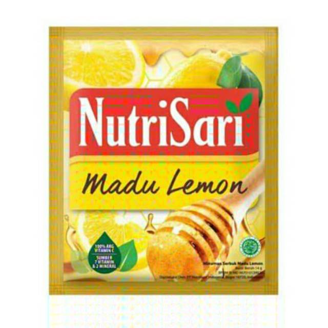 

Nutrisari madu lemon 14gr(1renceng isi 10pcs)