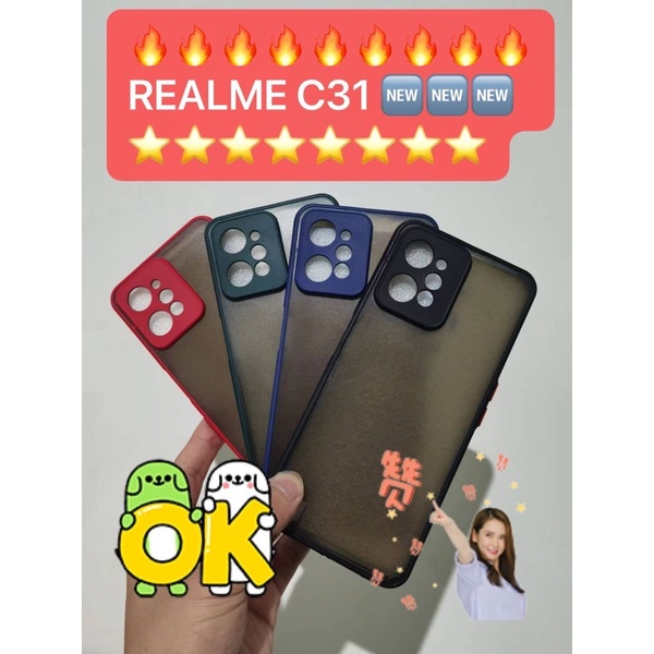 case Realme C31 Dove matte transparant handphone HP
