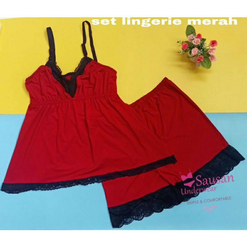 LINGERIE SET SHORT PANT SAUSAN UNDERWEAR