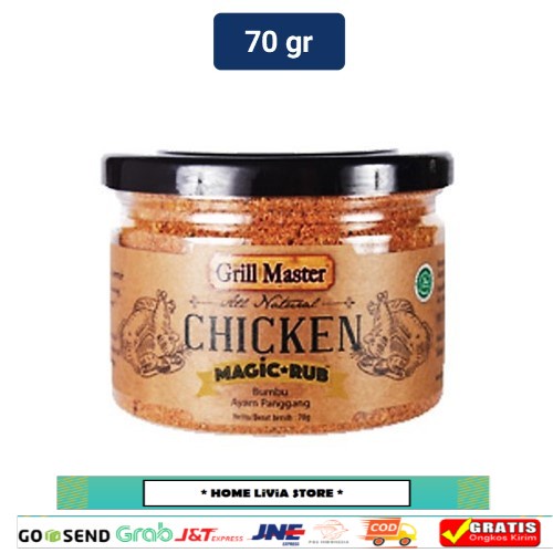 

Jay's Kitchen Grill Master Chicken Magic Rub 70 gr