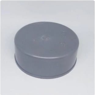 Cap 10" Inch D Dop Tutup Lubang Pipa Polos Tanpa Drat PVC Fitting No Brand Tak ada Merk