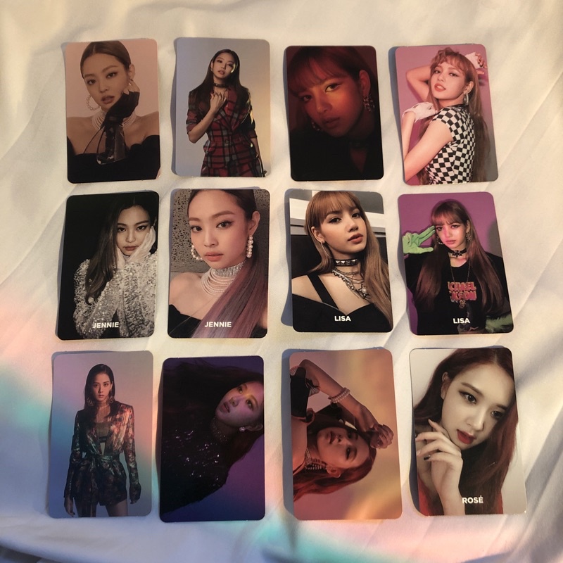 Blackpink Square Up Photocard Jisoo Jennie Rose Lisa