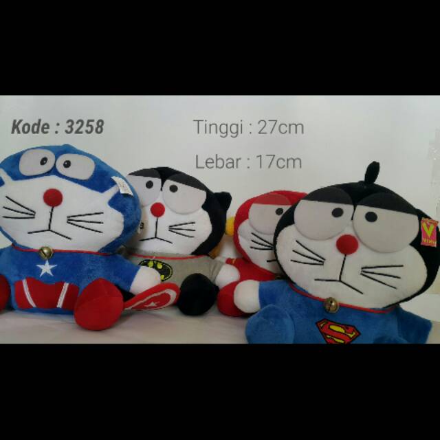 Doraemon Superhero Boneka Lucu Murah Bagus Berkualitas Lembut Halus Murah Soft Toys Mainan Anak Anim