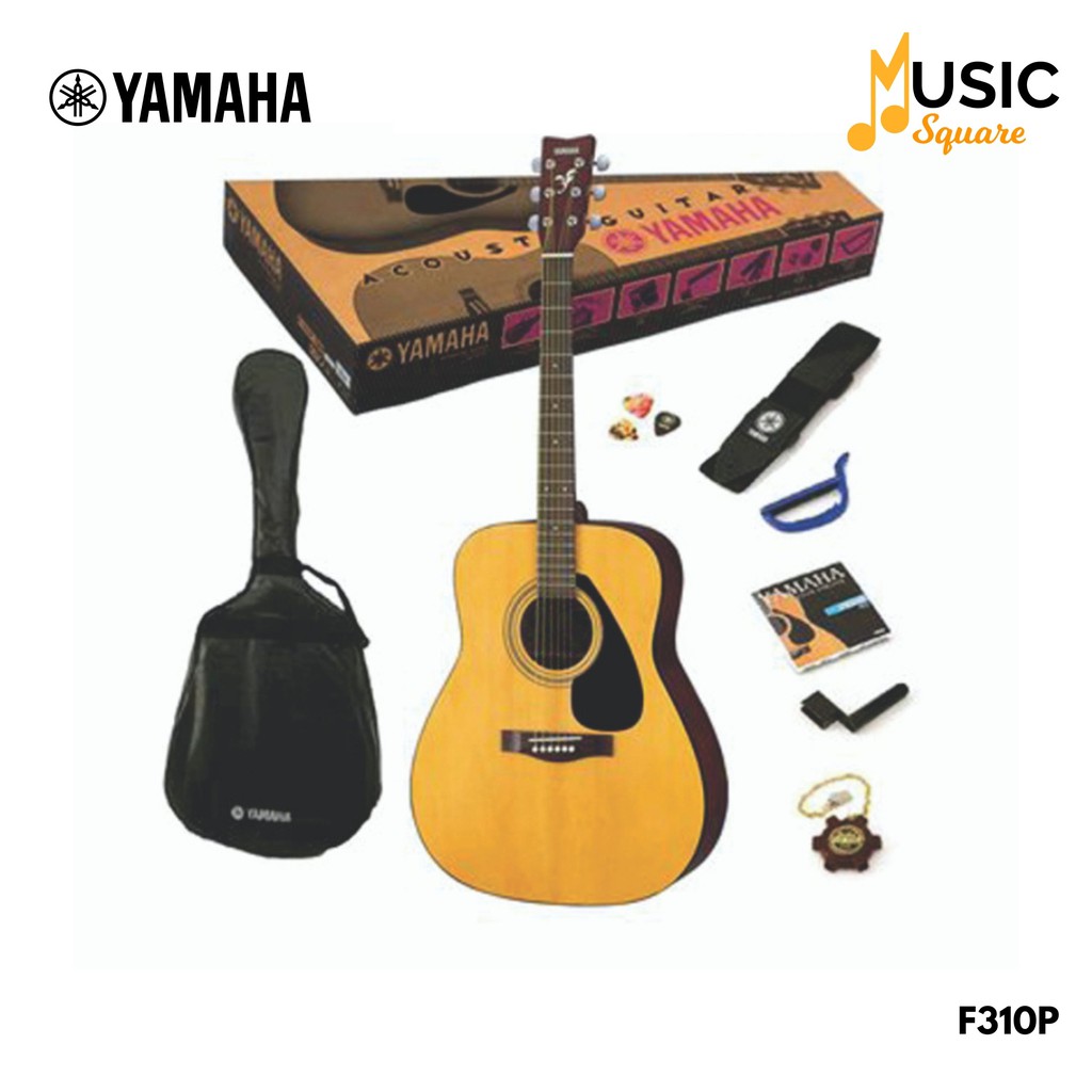 Yamaha F310P / F310 P Gitar Akustik Folk String Paket Original