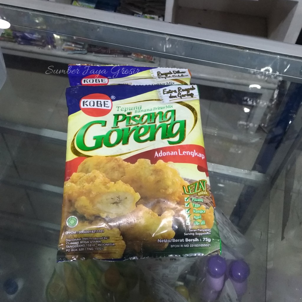 

KOBE PISANG GORENG 75 gr [Tepung Bumbu pisang goreng DLL]