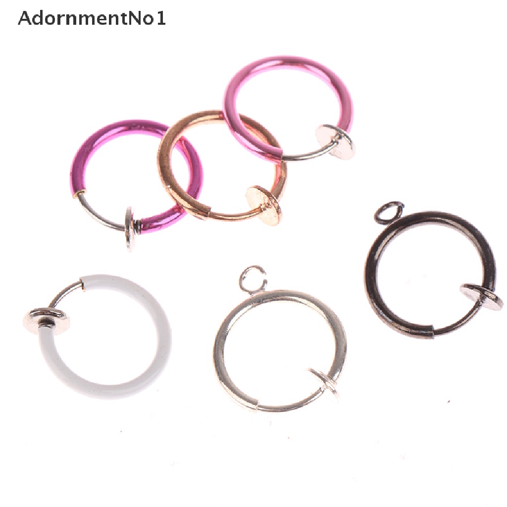 (AdornmentNo1) Anting Jepit Hidung / Bibir Tanpa Tindik Untuk Wanita