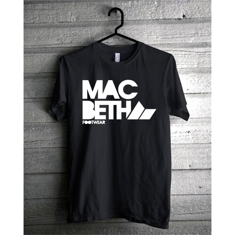 KAOS DISTRO MACBETH SHOES TERBARU