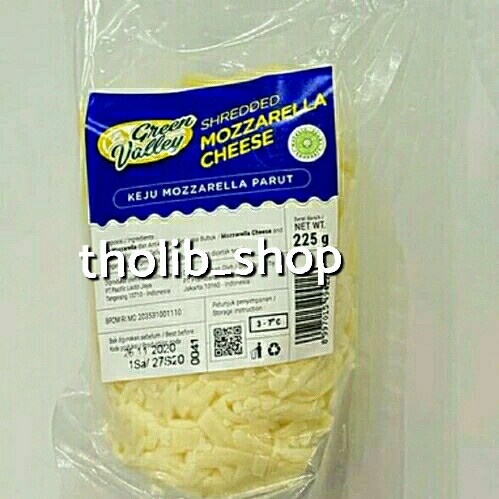 

green valley shredded mozzarella cheese 225gr