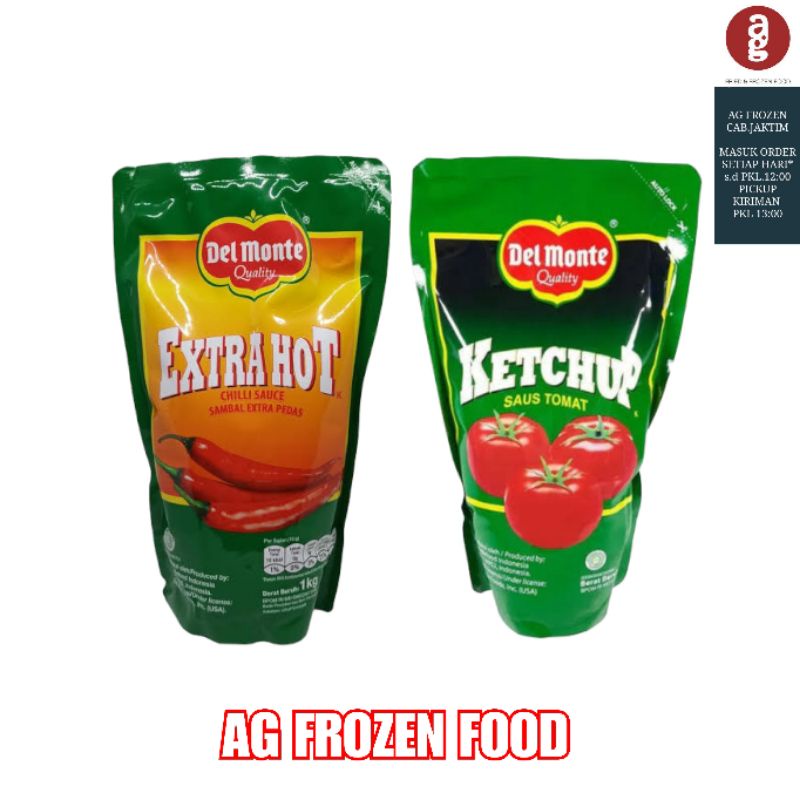 

Delmonte Hot Chili & Tomat Pouch 1 kg