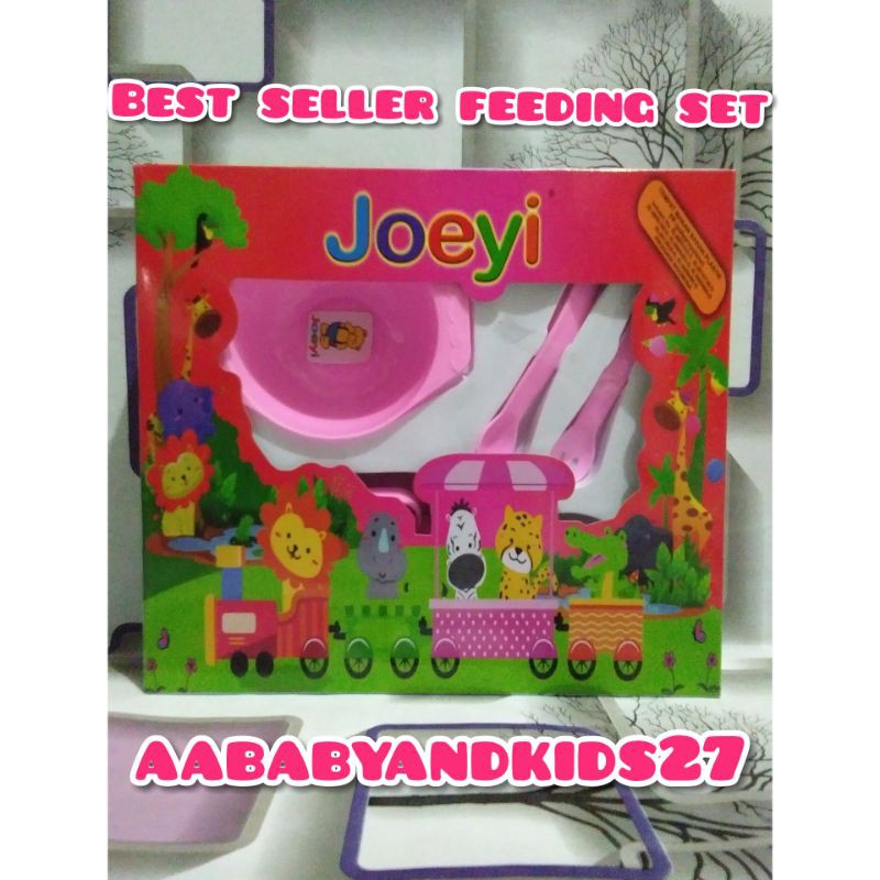 Fedding Set Alat Makan Joeyi Ukuran Kecil-Set Alat Makan Joeyi Size Kecil-Kado bayi baru lahir