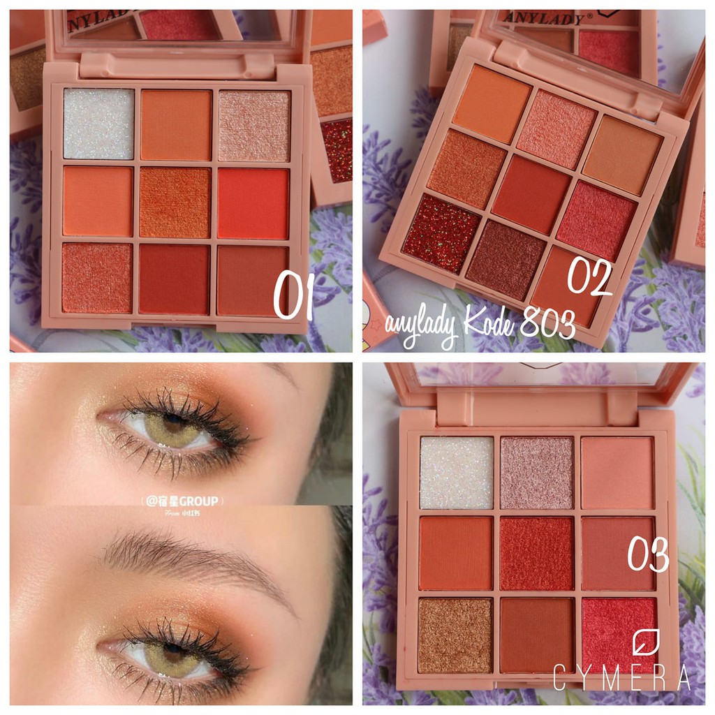 ANYLADY Unicorn Soft 9 Color Eyeshadow Palette