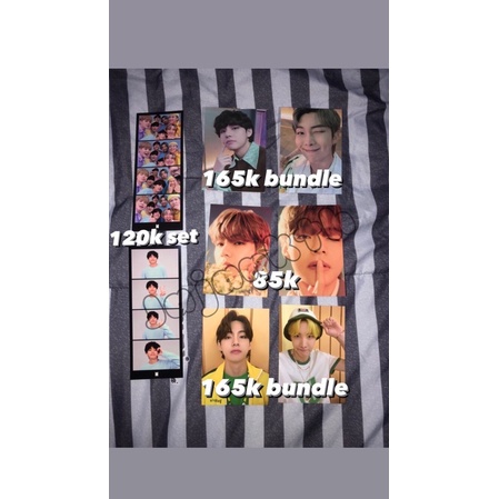 WTS PC SOWOOZO PAJAMAS HYBE INSIGHT CARDI BUTTER STRIP FESTA TAEHYUNG V NAMJOON RM JHOPE BTS