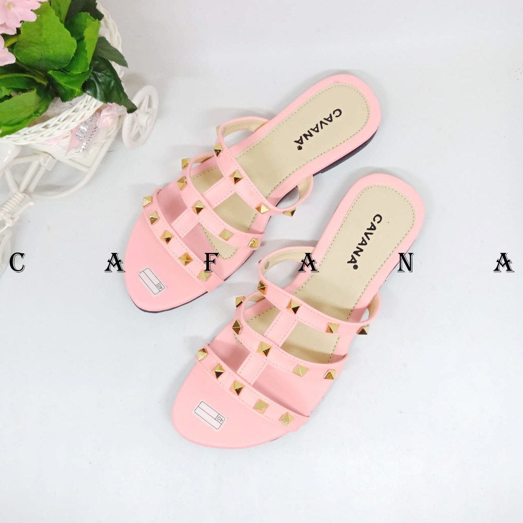 Sandal Wanita Slop Fanila SDL122