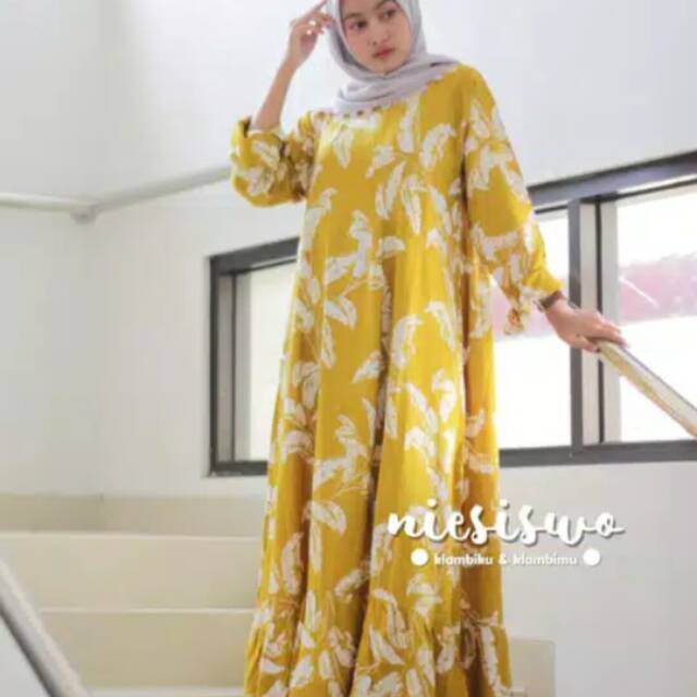LEAFY DRESS JUMBO PREMIUM HOMEY DRESS