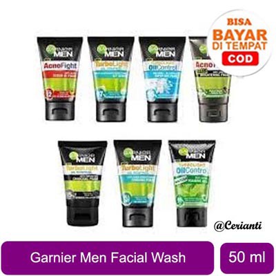 Garnier Men Facial Foam 50 ml_Acno Fight Oil Control Power White