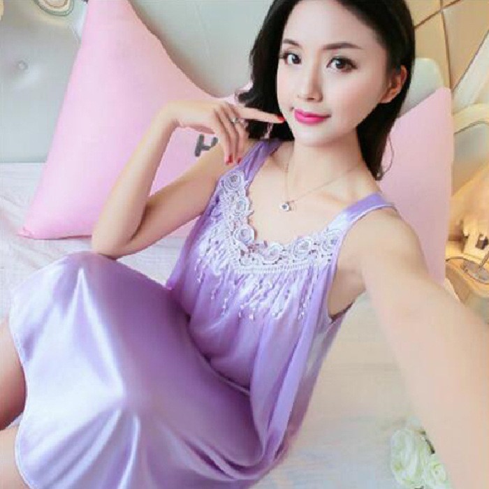 UNNY.ID Baju Tidur Wanita Import Model Terawang Renda Lingerie Pakaian Sexy-4