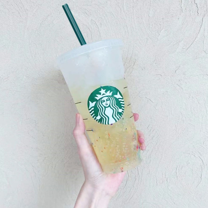 709ml Ready Starbucks Tumbler Transparent Cups  Reusable Cup LIMITED EDITION Cup