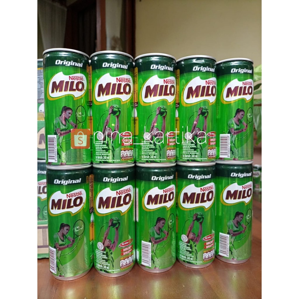 Jual Milo Uht Kaleng 240 Ml Shopee Indonesia 5606