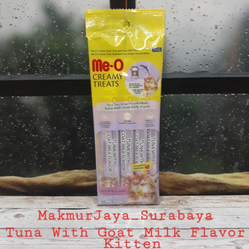 Meo Creamy Treats Snack kucing (4x15gr)