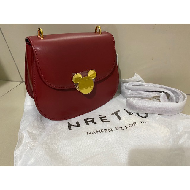 NRETRO - handbag / shoulderbag / slingbag half round vintage mickey TAS35 KRNJG