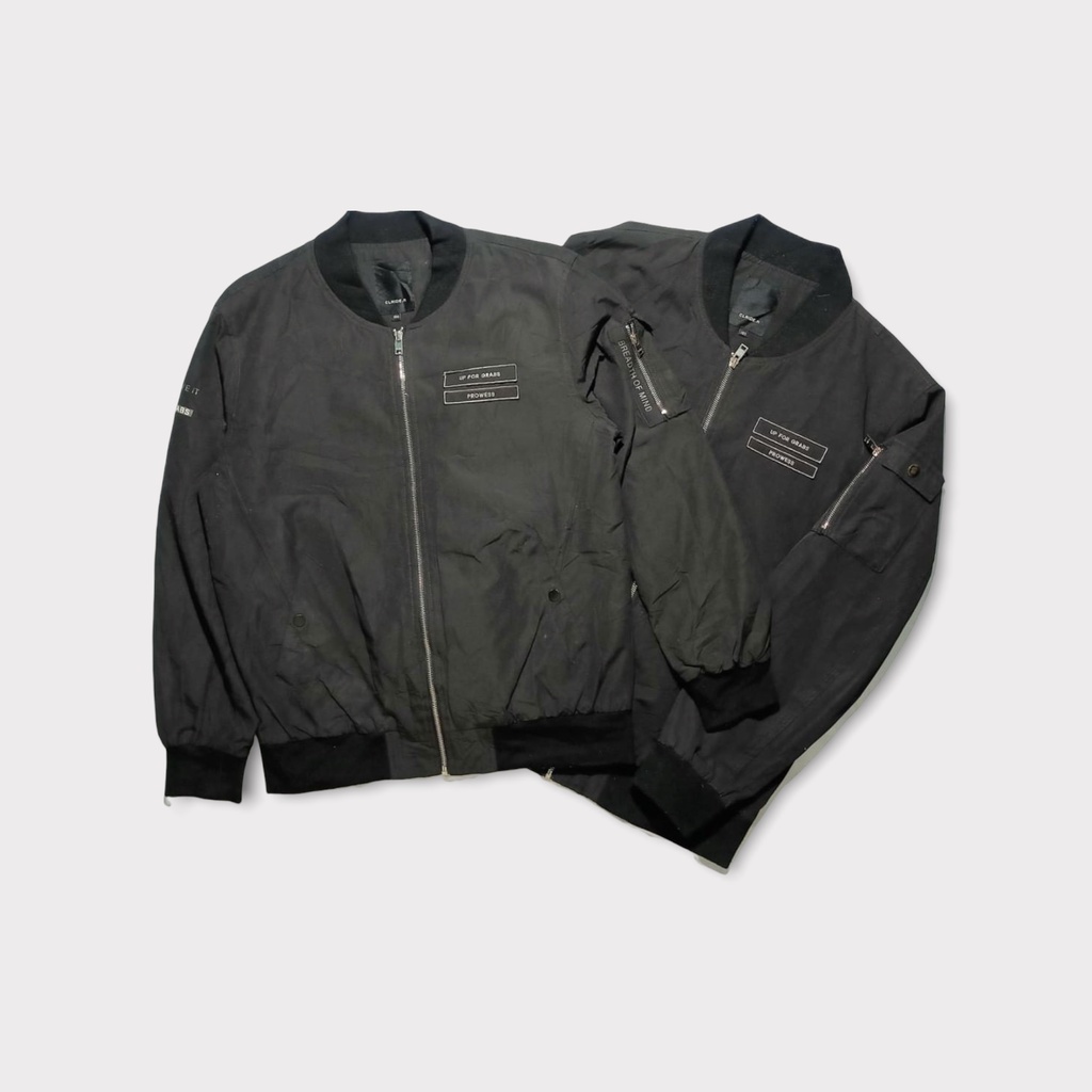 Bomber Jaket Couple Series Second Clride.n Size L dan M fit L