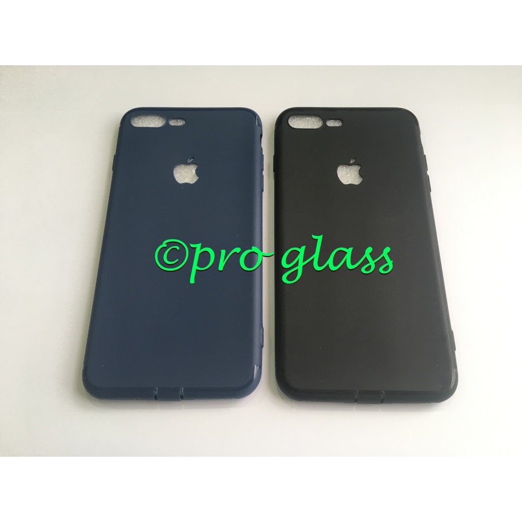 Iphone 7 /7+ / 7 Plus  MATTE BLACK / NAVY BLUE Ultrathin Soft Silicone Premium Slim Case