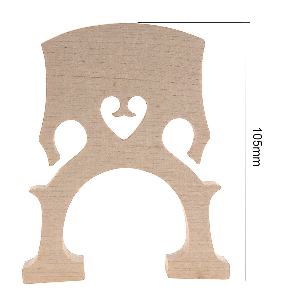 Bridge Maple Untuk Cello Ukuran 4 / 4