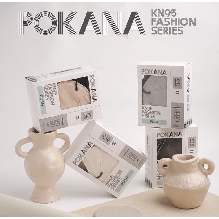 Masker Pokana KN95 Fashion Series 6 ply Isi 12 pcs