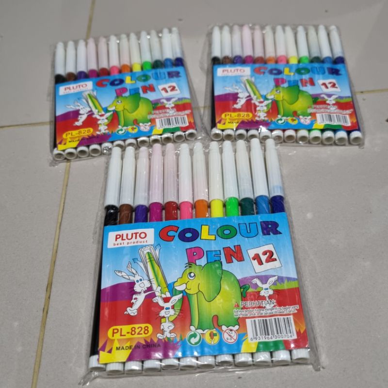 SPIDOL WARNA ISI 12pcs