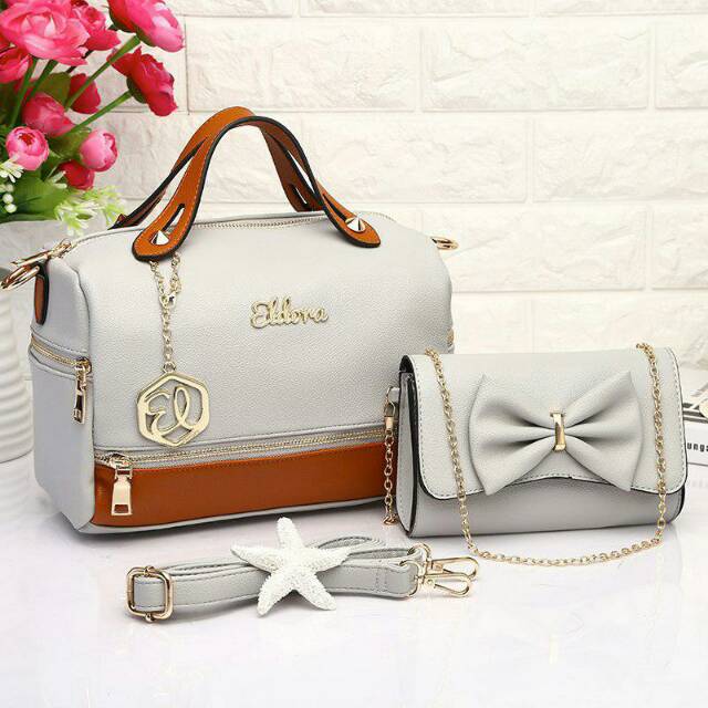 SALE Tas Eldora Doctorbag 18011 (2in1) wanita branded batam fashion import