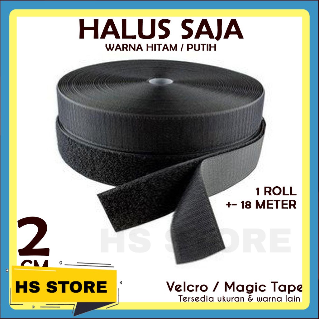 

VELCRO 2 CM MAGIC TAPE HALUS 18 METER