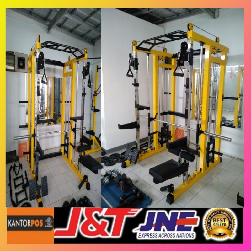 smith machine(original)smith machine multi-smith multipungsi-smith machine-gym-home gym