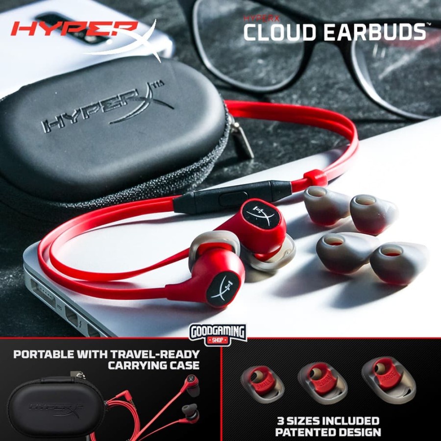 HyperX Cloud Earbuds - Gaming Earphone ear buds