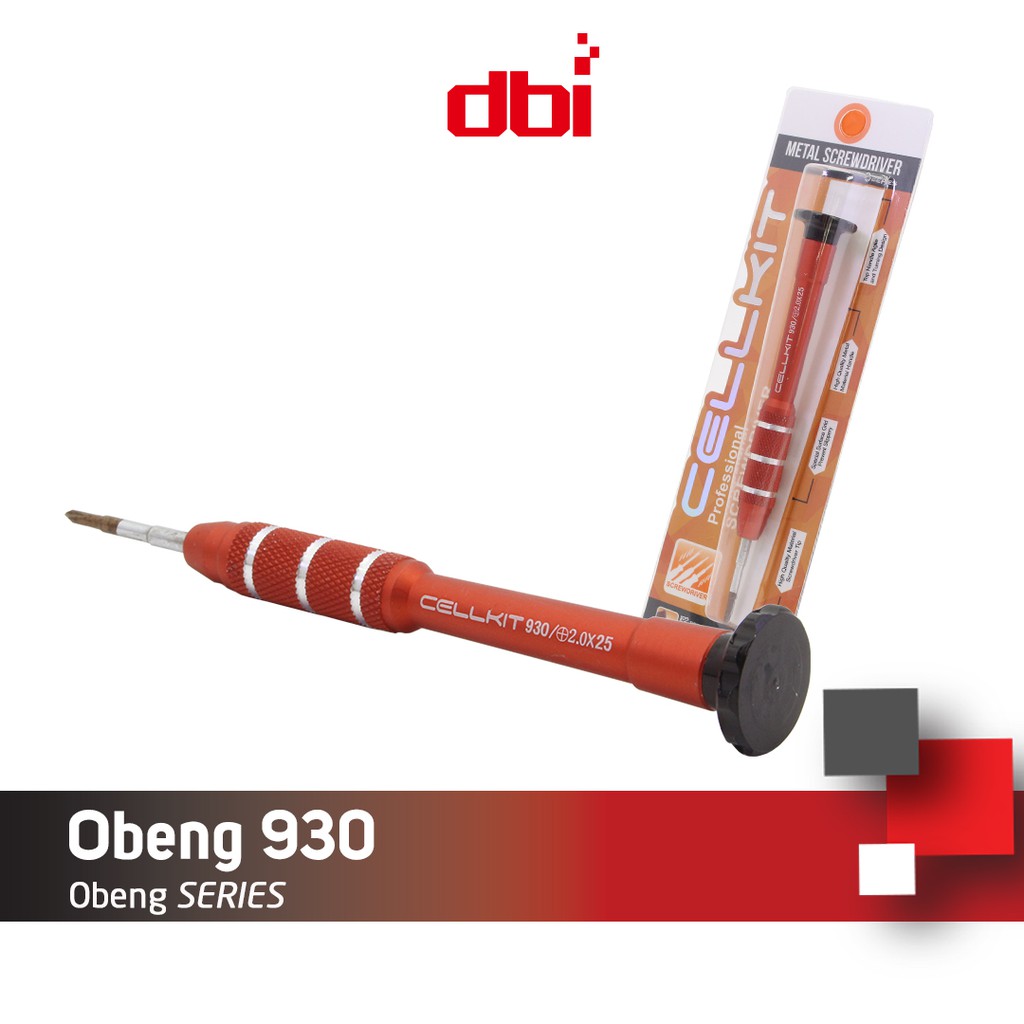 Obeng Single Magnetik CELLKIT 930 (+) 2,0