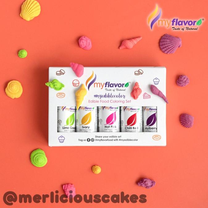 

My Flavor Summer Crush Gel Food Color Set Food Colour ---NEW---