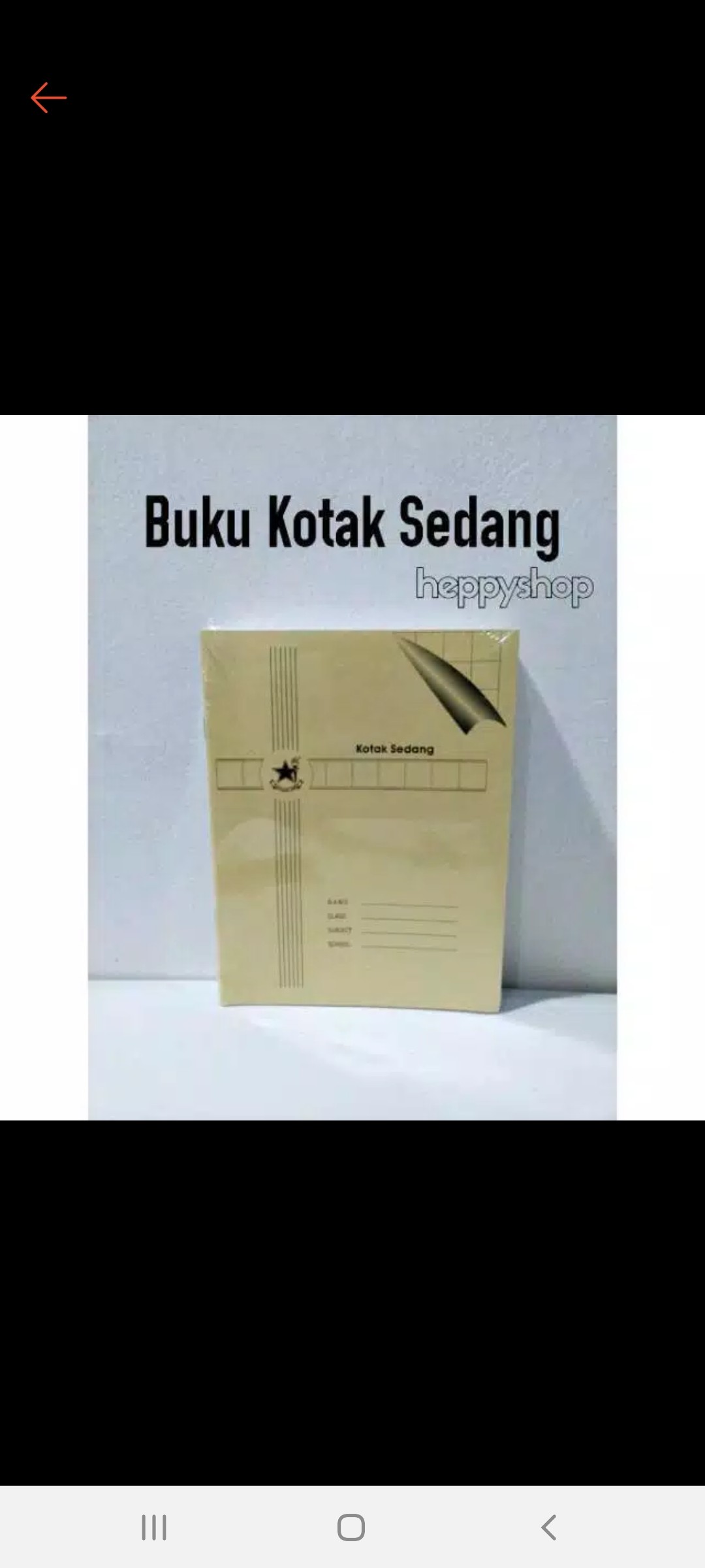  Buku Kotak Sedang  Shopee Indonesia