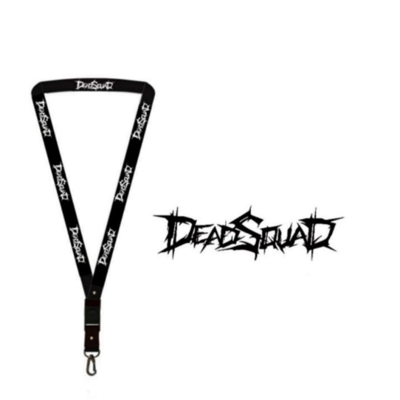 

Gantungan kunci Lanyard band DeadSquad musik Rock Metal tali lanyard band gantungan leher id card name tag