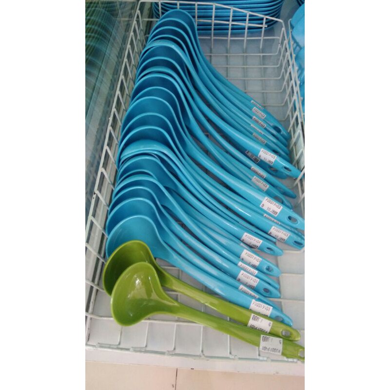 sendok sup/sop 2.75" , 3 ", irus sayur, sendok sayur, melamine