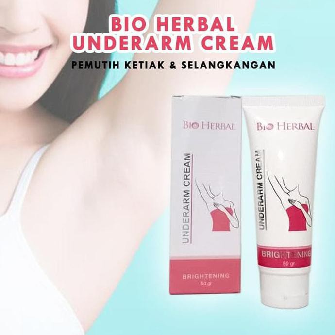 KINDSTORE❤ | BIO HERBAL UNDERARM CREAM BRIGHTENING 50GR - UNDERARM CREAM BPOM ORIGINAL